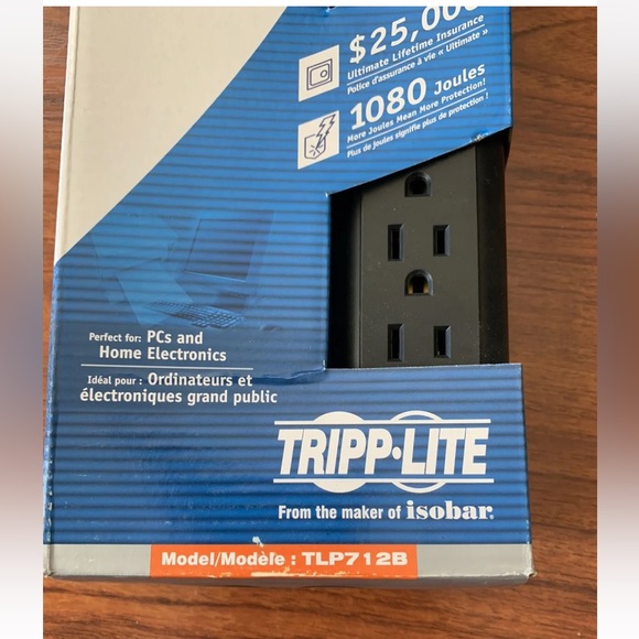 Tripp Lite 7 Outlet Surge Protector Power Strip New In Box. Have Multiple. - Picture 2 of 3